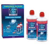Clear Care Cleaning and Disinfecting Solution for Contact Lenses, 12 fl oz, Twin Pack, thumbnail image