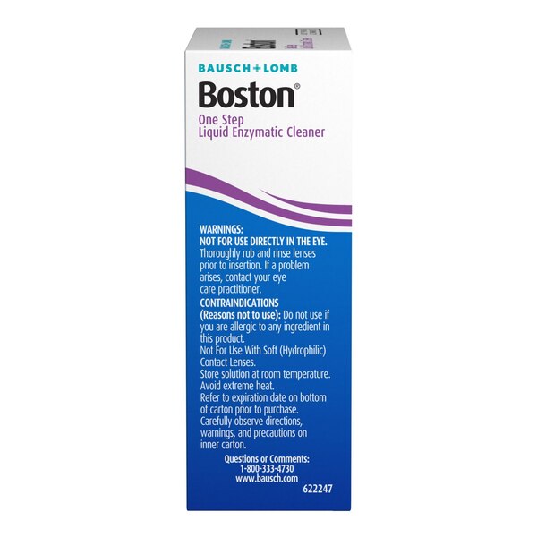 Boston One Step Liquid Enzymatic Cleaner, 15 CT