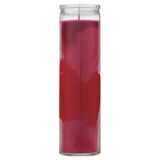 Star Candle 8 Inch Prayer Candle, Red, Unscented, thumbnail image