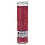 Star Candle 8 Inch Prayer Candle, Red, Unscented, thumbnail image