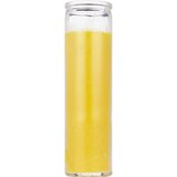 Star Candle 8 Inch Prayer Candle, Yellow, thumbnail image