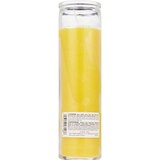 Star Candle 8 Inch Prayer Candle, Yellow, thumbnail image