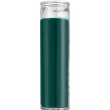 Star Candle 8 Inch Prayer Candle, Green, Unscented, thumbnail image
