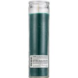 Star Candle 8 Inch Prayer Candle, Green, Unscented, thumbnail image