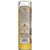 Prayer Candle, Caridad Del Cobre Yellow Wax, 8", thumbnail image