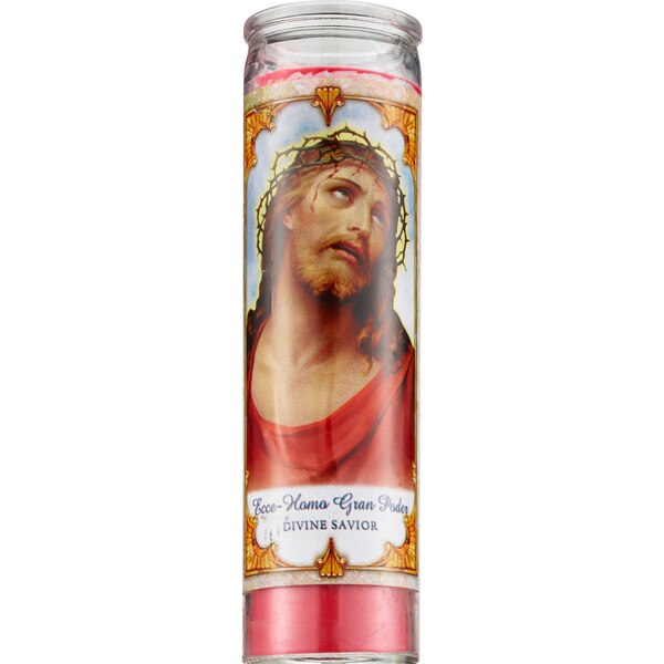 Star Candle 8 Inch Divine Savior Prayer Candle
