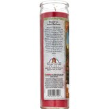 Prayer Candle, St Barbara Red Wax, 8", thumbnail image