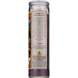 Star Candle 8 Inch San Martin de Porres Prayer Candle, Purple, Unscented, thumbnail image