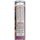 Star Candle 8 Inch San Martin de Porres Prayer Candle, Purple, Unscented, thumbnail image
