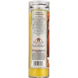 Star Candle 8 Inch Saint Joseph Prayer Candle, Yellow, thumbnail image