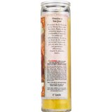 Star Candle 8 Inch Saint Joseph Prayer Candle, Yellow, thumbnail image