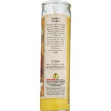 Star Candle 8 Inch Saint Joseph Prayer Candle, Yellow, thumbnail image