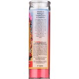 Prayer Candle, Virgen de Guadalupe White Wax, 8", thumbnail image