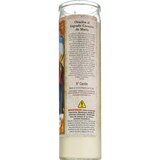 Prayer Candle, Sacred Heart of Mary Red Wax, 8", thumbnail image