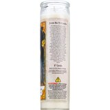 Prayer Candle, Saint Nino Diovino Pink, 8", thumbnail image