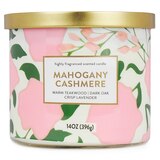 Star Candle Co. 3-Wick Candle, Mahogany Cashmere, 14 oz, thumbnail image 1 of 3