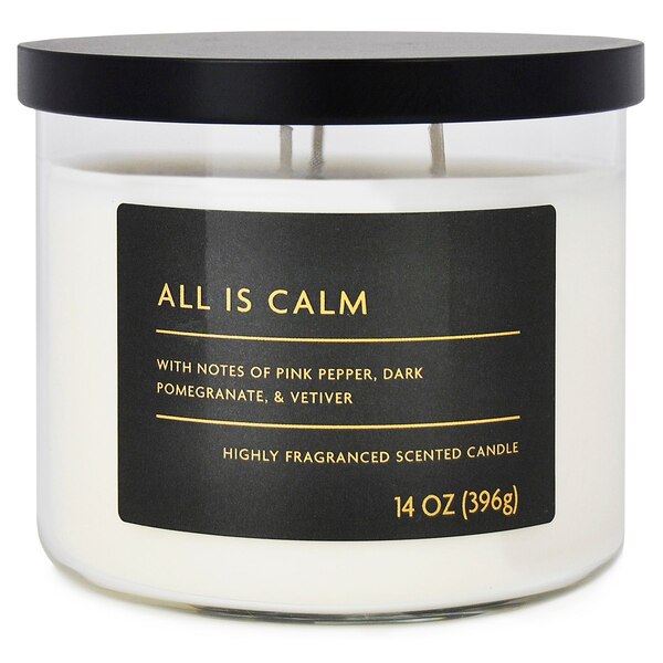Star Candle Co. 3-Wick Candle, All Is Calm, 14 oz