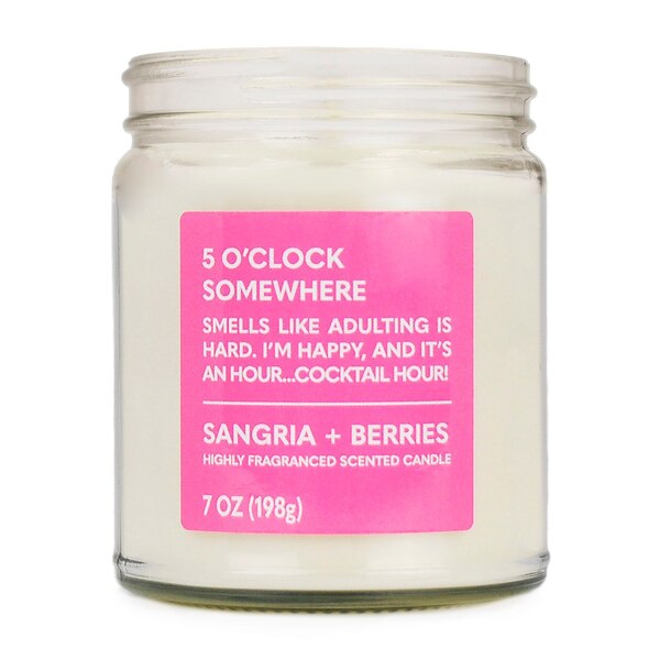 Star Candle Co. 3-Wick Twist Candle, 5 O'Clock Somewhere, 7 oz