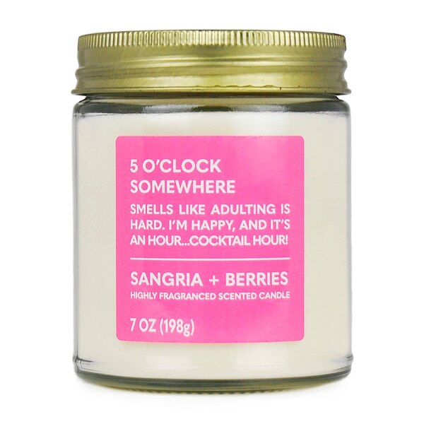 Star Candle Co. 3-Wick Twist Candle, 5 O'Clock Somewhere, 7 oz