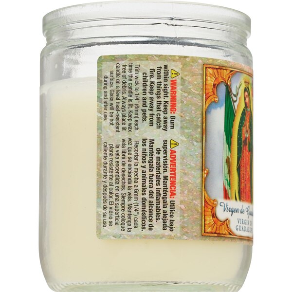Star Candle Lady of Guadalupe Candle