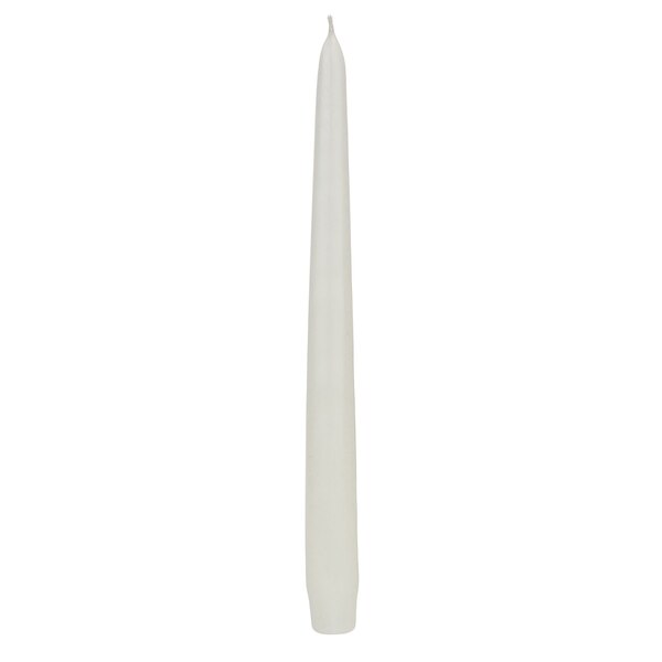 Star Candle Co. White Taper Candle, 8 in