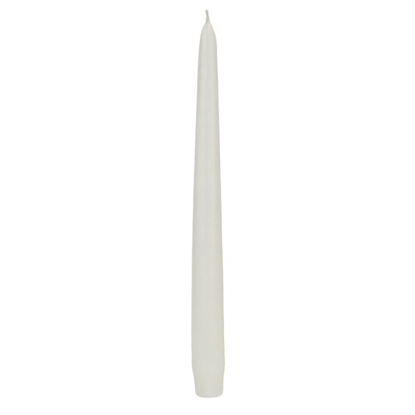 Star Candle Co. White Taper Candle, 8 in