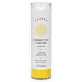 Star Candle Co. 3-Wick Chakra Pillar Candle, Connection & Purpose, 8 in, thumbnail image