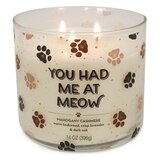 Star Candle Co. "You Had Me At Meow" 3-Wick Candle, Mahogany Cashmere, 14 oz, thumbnail image