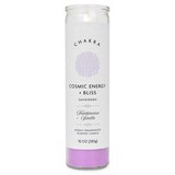 Star Candle Co. 3-Wick Chakra Pillar Candle, Energy & Bliss Candle,14 oz, thumbnail image 2 of 3