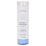 Star Candle Co. 3-Wick Chakra Pillar Candle, Balance & Awakening Candle, 14 oz, thumbnail image