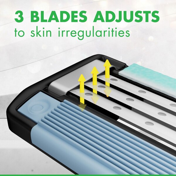 Gillette Mach3 Sensitive 3-Blade Disposable Razors, 3 CT