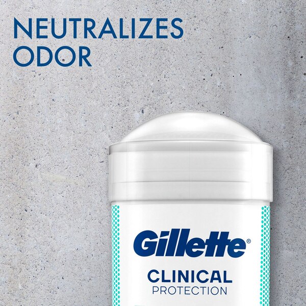 Gillette Clinical Protection 72-Hour Antiperspirant & Deodorant Stick, Ultimate Fresh, 1.7 OZ