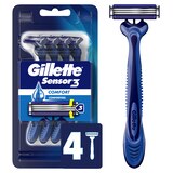 Gillette Sensor3 3-Blade Disposable Razors, 4 CT, thumbnail image