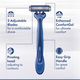 Gillette Sensor3 3-Blade Disposable Razors, 4 CT, thumbnail image
