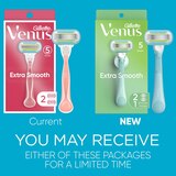 Gillette Venus Extra Smooth 5-Blade Razor + 2 Razor Blade Refills, thumbnail image