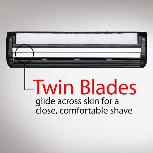 Gillette TRAC II Plus 2-Blade Lubrastrip Razor Blade Refills, 10 CT