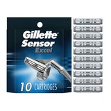 Gillette Sensor Excel 2-Blade Razor Blade Refills, 10 CT, thumbnail image