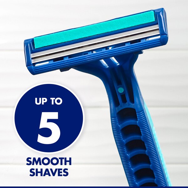 Gillette Sensor2 Plus 2-Blade Lubrastrip Pivot Disposable Razors, 10 CT