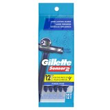 Gillette Sensor2 2-Blade Fixed Disposable Razors, 12 CT, thumbnail image