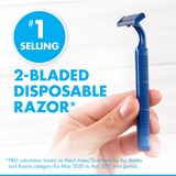 Gillette Sensor2 2-Blade Fixed Disposable Razors, 12 CT, thumbnail image 2 of 5