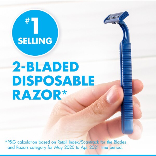 Gillette Sensor2 2-Blade Fixed Disposable Razors, 12 CT