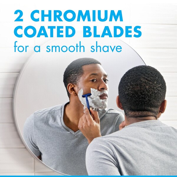 Gillette Sensor2 2-Blade Lubrastrip Fixed Disposable Razors, 12 CT