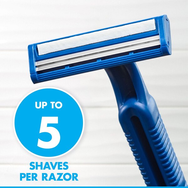 Gillette Sensor2 2-Blade Lubrastrip Fixed Disposable Razors, 12 CT
