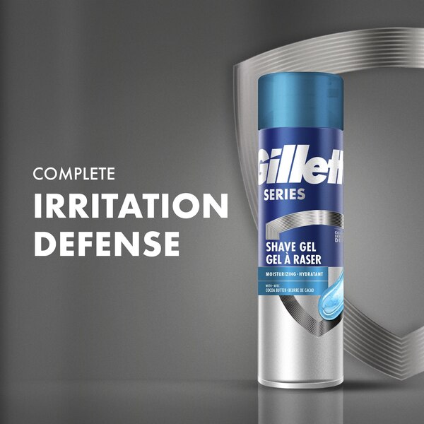 Gillette Series Moisturizing Shave Gel with Cocoa Butter, 7 OZ
