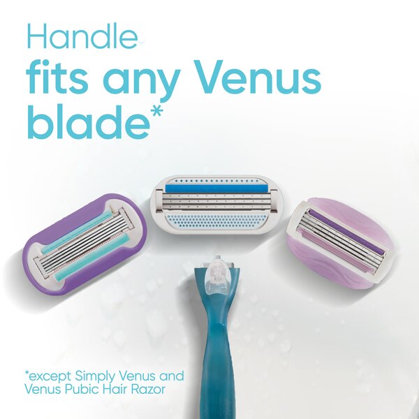 Gillette Venus Smooth 3-Blade Razor + 1 Razor Blade Refill