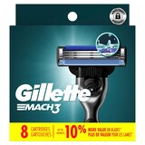 Gillette Mach3 3-Blade Razor Blade Refills, thumbnail image