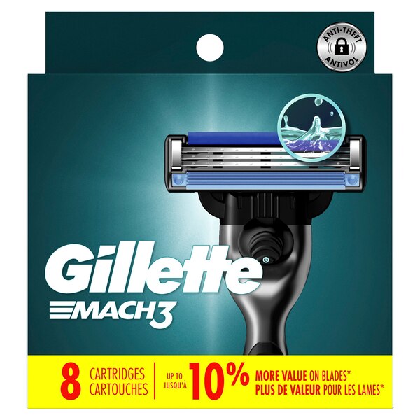 Gillette Mach3 3-Blade Razor Blade Refills
