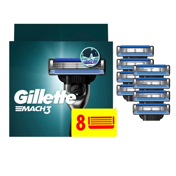 Gillette Mach3 3-Blade Razor Blade Refills
