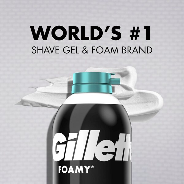 Gillette Foamy Sensitive Shave Foam, 11 OZ