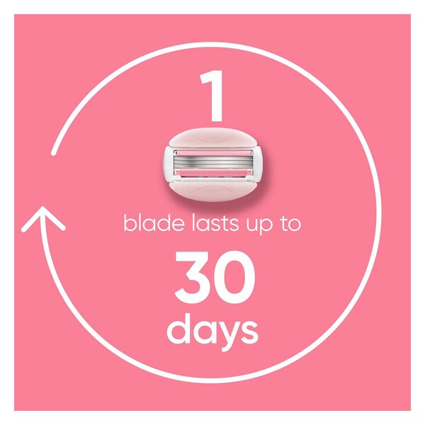 Gillette Venus Comfort Glide White Tea 3-Blade Razor Blade Refills, 4 CT